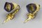 French Bronze Sconces with Dolphins from Muller Frères, Set of 2 10