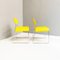 Moderne gelbe Omstak Stühle aus Metall von Rodney Kinsman für Bieffeplast, 1970er, 2er Set 4