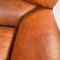Mid-Century Italian Brown Leather Plastic Sofa Flou by Betti Habitat Ids, 1970s 12