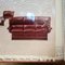 Mid-Century Italian Brown Leather Plastic Sofa Flou by Betti Habitat Ids, 1970s, Image 18