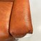Mid-Century Italian Brown Leather Plastic Sofa Flou by Betti Habitat Ids, 1970s 13
