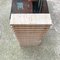 Modern Italian Travertine and Adjustable Smoked Glass Console, 1970s 6