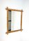 Specchio da parete Mid-Century in bambù e vimini, Italia, anni '60, Immagine 2