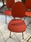 Retro Skai and Metal Chairs, Set of 6, Image 4