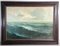Marine Landscape Painting, 19th-Century, Oil on Panel, Framed, Image 1