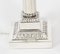 19th Century Victorian Silver Plated Corinthian Column Table Lamp, Image 4