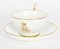 19th Century Emperor Napoleon III Sevres Porcelain Cup Saucer & Sugar Bowl, Set of 3 3