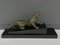 Art Deco Panther aus Bronze von Ganhu Gantcheff, 1930er 3