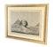 Pyramids of Memphis, View of the Sphinx, 19th-Century, Engraving, Framed 1
