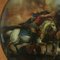 Escena de batalla con caballos, siglo XIX, óleo sobre vidrio, enmarcado, Imagen 10