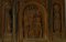 Carved Wood Triptych with Madonna, Child and Apostles Decor, Image 2