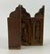 Carved Wood Triptych with Madonna, Child and Apostles Decor 9