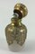 Gilded Opaline Salt Bottle with Bronze and Brass Frame 2