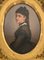 Catherine Baronne Mutbens, Portrait Painting, 19th-Century, Oil on Porcelain, Framed 2