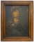 Arthur Midy, Man With Golden Helmet, 20th-Century, Oil on Canvas, Framed 1