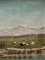 Alessandro Luzzi, Montagne e barche, XIX secolo, Olio su tela, Incorniciato, Immagine 5