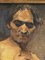 Alain Beaufreton, Academic Nude Male, 20th-Century, Oil on Panel, Framed 6
