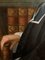 Portrait eines Richters in Bibliothek, 18. Jh., Öl auf Leinwand, gerahmt 6