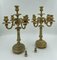 Louis XVI Stil Kerzenständer aus Bronze, 2er Set 10