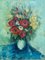 William Marcel Clochard, Bouquet de Fleurs Roses, 1930s, Huile sur Toile, Encadrée 2