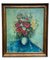 William Marcel Clochard, Bouquet de Fleurs Roses, 1930s, Huile sur Toile, Encadrée 1