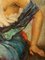 Maurice Callewaert, Gitane a La Jug, 20th-Century, Oil on Canvas, Framed, Image 5