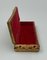 Italienische Napoleon III Box aus Bronze und Messing mit Platte 11