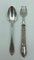 Forchette da ostrica e cucchiai da punch in argento, set di 16, Immagine 4