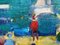 Robert Savary, Strandszenen-Gemälde, 1930, Öl auf Leinwand, gerahmt 11