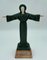 Sculpture Jesus Christ en Bronze avec Socle en Marbre par Ferdinand Parpan, 1930s 1