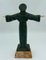 Bronze Jesus Christ Sculpture with Marble Base by Ferdinand Parpan, 1930s 4