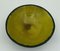 Round Flat Yellow & Black Ceramic Bowl by Carlos Fernandez, 1951, Image 3