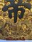 Pannello antico cinese in legno di ferro con testa di drago dorata, Immagine 8
