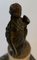 Figurines Néoclassiques Antiques en Bronze et Marbre Gris, Set de 2 12
