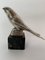 Bird in Bronze with Black Marble Base by Jean and Joël Martel 2