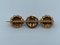 Broche antiguo de oro de 18 k con pequeñas perlas cultivadas, Imagen 5