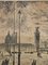 Yonosuke Hoshizaki, Veduta di Pont Alexandre III, 1951, Charocal, Incorniciato, Immagine 4