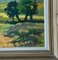 Jean Paul Savigny, Pointillism Landscape a la Barriere, Oil on Canvas, 20th Century, Framed, Image 6