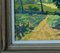 Jean Paul Savigny, Pointillism Landscape a la Barriere, Oil on Canvas, 20th Century, Framed 5