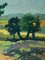 Jean Paul Savigny, Pointillism Landscape a la Barriere, Oil on Canvas, 20th Century, Framed, Image 8