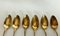 Antique Spoons in Soild Silver, Set of 6 4