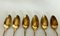 Antique Spoons in Soild Silver, Set of 6, Image 4