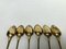 Antique Spoons in Soild Silver, Set of 6 6