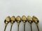 Antique Spoons in Soild Silver, Set of 6, Image 6