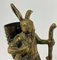 Figurine de Lapin Antique en Bronze 10