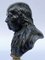 Bust in Bronze on White Carrara Marble 6