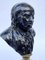 Bust in Bronze on White Carrara Marble 5