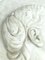 Profile Medaillon aus Marmor, 1800 10