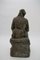 George Trinque, Peasant Breastfeeding on a Rock, Late 19th or Early 20th Century, Terracotta Statue 3