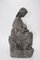 George Trinque, Peasant Breastfeeding on a Rock, Late 19th or Early 20th Century, Terracotta Statue, Image 4